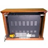Comfort Glow Mobile Quartz Electric Fireplace with Real Flame Technology - 4 of 4