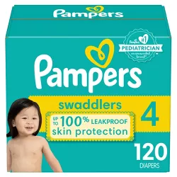 Pampers Swaddlers Diapers Enormous Pack - Size 4 - 120ct