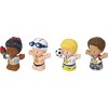 Fisher-Price Little People Classic Figure Set Includes Soccer Player Swimmer Gymnast and Track Athlete Figures with Authentic Detailing - 3 of 4