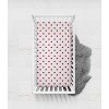 Bacati - Stars Red Ikat Muslin 100 percent Cotton Universal Baby US Standard Crib or Toddler Bed Fitted Sheet - 3 of 4