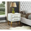 Meridian Furniture,Gigi White Side Table - 2 of 4