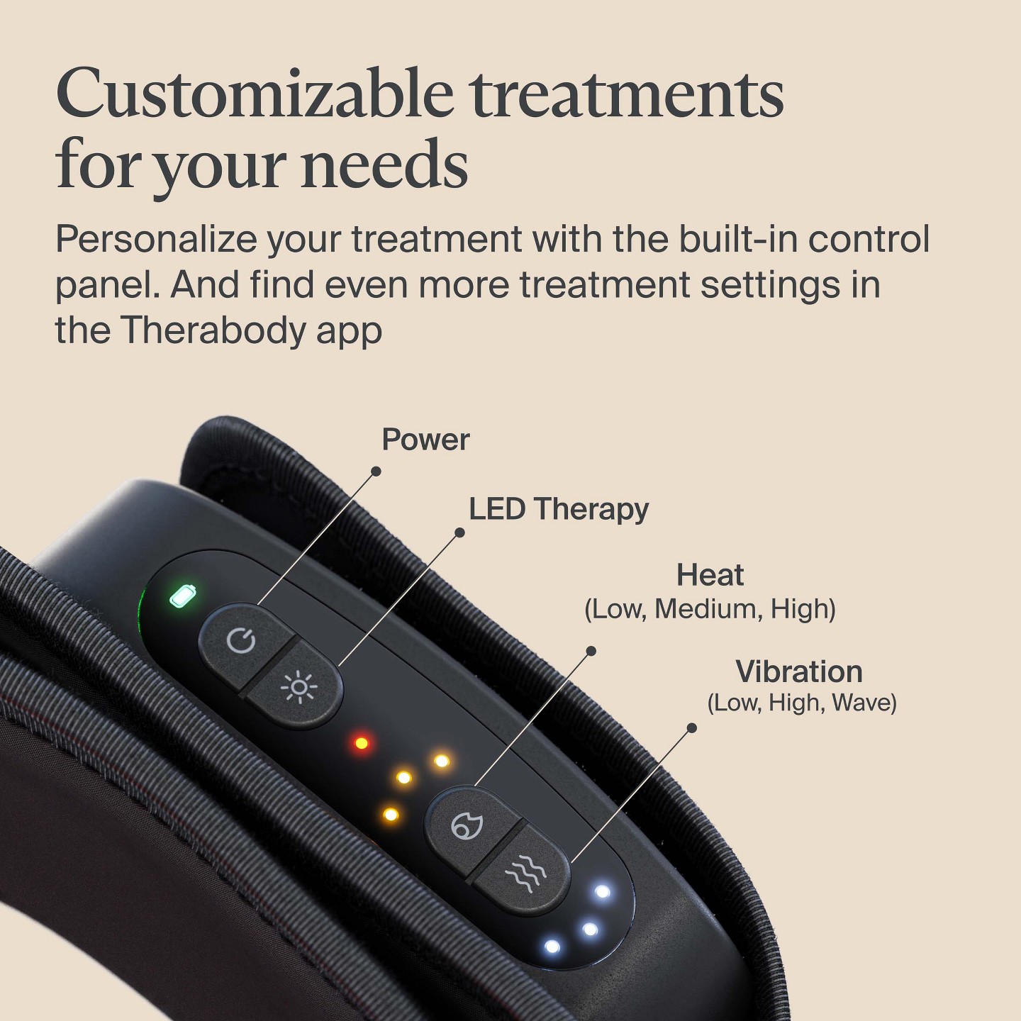 Therabody ThermBack LED 4-in-1 Back Wrap — фото 6