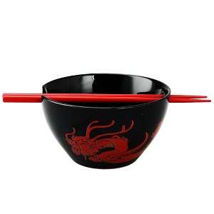 Disney Mulan 20 oz Ramen Bowl with Chopsticks - 1 of 4