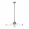 Paloma 24" Modern One-Light Pendant - Dimmable Opal Glass & Steel Design - 2 of 4