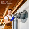 DuraVent DuraPlus 6DP-E30K 6-Inch 30-Degree Dual Layer Stainless Steel/Galvalume 360-Degree Swiveling Elbow Kit for Wood Stove Exhaust Vents, Silver - 4 of 4