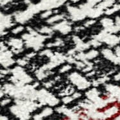 HomeRoots 3' X 5' Burgundy And Silver Striped Washable Indoor Outdoor Area Rug