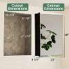 Belle Medicine Cabinet with Mirror, Recessed/Wall Mounted Cabinet for Bathroom, Beveled Mirror, Adjustable Tempered Glass Shelves, Black - 2 of 4