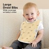 KeaBabies 8-Pack Organic Baby Bibs for Boy, Girl, Drool Bibs, Baby Bib for Girls, Boys,  Newborn Teething Bibs - 3 of 4