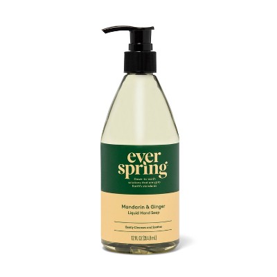 Mandarin & Ginger Liquid Hand Soap - 12 fl oz - Everspring™