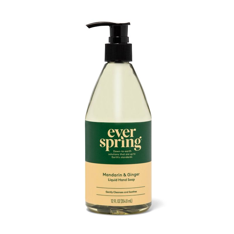 Mandarin &#38; Ginger Liquid Hand Soap - 12 fl oz - Everspring&#8482;, 1 of 8