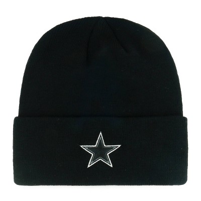 Dallas Cowboys PEBBLE-POP Black-Orange Knit Beanie Hat