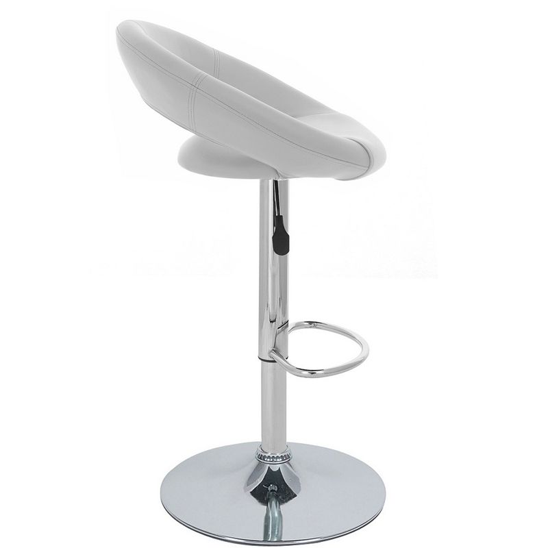 Modern Home Rho Contemporary Adjustable Height Counter/Bar Stool, 2 of 5