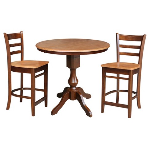 36 Matthew Round Counter Height, What Height Chair For 36 High Table