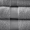 100% Cotton Solid Color Luxury Bath Towel Set, Heavyweight Ultra Soft Touch Durable Bath Towel - 4 of 4
