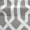 52"x18" Light Filtering Edward Window Valance Gray - Lush Décor: Geometric Pattern, Rod Pocket, Bedroom Decor - 3 of 3