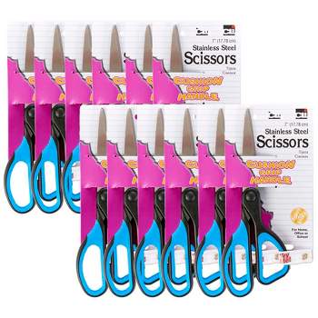 Enday Blunt Tip School Scissors Soft Comfort Grip Handles 5, Blue : Target