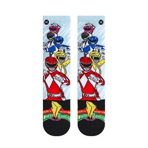 Odd Sox, Power Rangers Assembled, Funny Novelty Socks, Large - 1 of 4