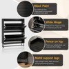 Shoe Storage Cabinet with 2 Flip Louvered Doors, Narrow Shoe Rack Cabinet - 3 of 4