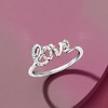 Pure Collection by Ross-Simons Diamond "Love" Ring in Sterling Silver - 4 of 4