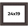 PosterPalooza | 3.5" Wide Ornate Brown Picture Frame - UV Acrylic, Backing Board, Hanging Hardware Included - 2 of 4