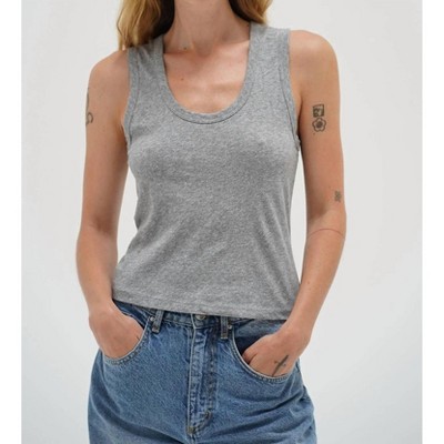 Women's DEEP U COTTON TANK - LNA