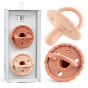 Baby Soother Pacifiers Teether - Suitable for Toddlers to Grasp and Self Soothe for Teething Relief - 1 of 4