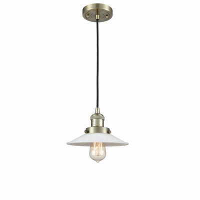 Canton - 1 Light Stem Hung Mini Pendant In Industrial Style-10 Inches Tall and 6.5 Inches Wide