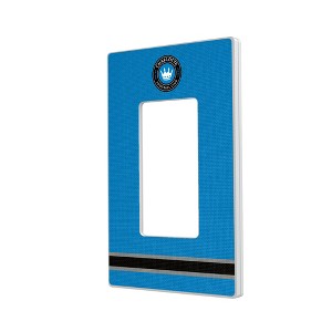 MLS Eastern Conference Teams Stripe Hidden-Screw Light Switch Plate for Single Rocker - 1 of 4