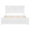KIGFTSOD King Size Bed with Tall Headboard & Footboard, Pinewood Bed with Strengthened Bed Frame - 3 of 4