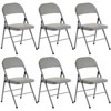 Karl Home |Padded Stackable Folding Chair(Set of 6) - 3 of 4