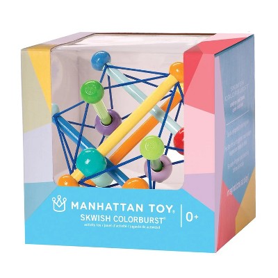 Manhattan Toy Skwish Color Burst Rattle And Teether Grasping Activity Toy boxed Target