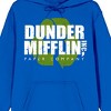 The Office Dunder Mifflin Inc Paper Company Adult Royal Blue Hoodie - 2 of 3