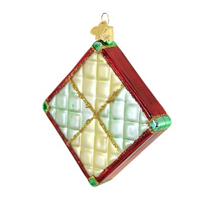 Festive Glass Quilt Design Christmas Tree Topper