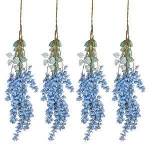 Unique Bargains Fake Hanging Vine Silk Flower Artificial Garland for Home Garden - 1 of 4