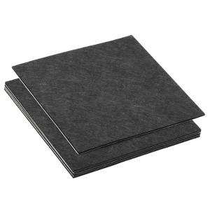 Unique Bargains Square Soft Adhesive Non-slip Anti-scratch Furniture Lamp Base Felt 5 Pcs - 1 of 3