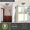 VAXCEL 14-in W Burnished Bronze Rustic Flush Mount Ceiling Light Fixture - 4 of 4