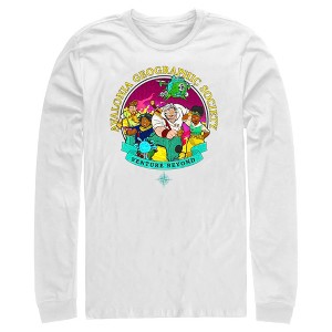 Men's Disney Strange World Avalonia Geographic Society Venture Beyond Group Long Sleeve Shirt - 1 of 4