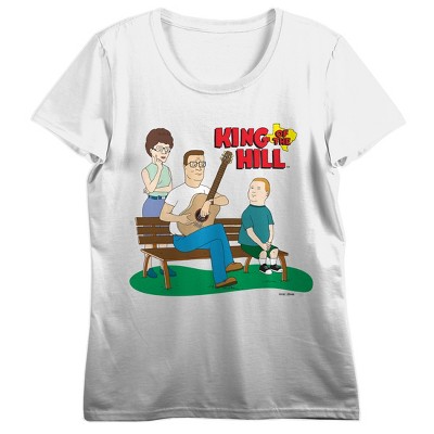 King Of The Hill Hank Hill Logo Crew Neck Short Sleeve Royal Heather  Women's T-shirt : Target