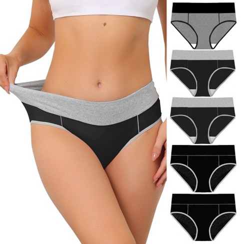 Women's Shiny Panties Briefs Stain Elastic Waistband Lingerie Lace