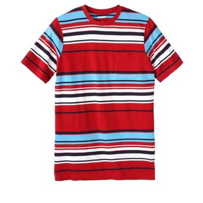 KingSize Shrink-Less Lightweight Longer-Length Crewneck Pocket T-Shirt