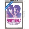 Trends International Sonny and Cher - Westbury Music Fair Framed Wall Poster Prints - 3 of 4