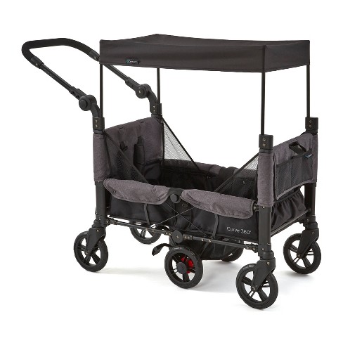 Contours Curve 360 Stroller Wagon Black Target