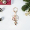 Unique Bargains Cute Christmas Keychain Double Ring Lobster Clasp Zinc Alloy 3.15" 1Pc - 4 of 4