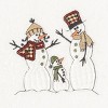 2pk Snow Family Hand Towel Set White - Linum Home Textiles - image 3 of 3