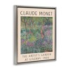 Stupell Industries Classic Garden by Monet Floating Frame Canvas Art - 2 of 4