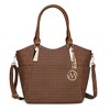 MKF Collection Devorah Stylish Tote Handbag Signature Printed by Mia K - 2 of 4