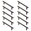 Cauldham Solid Stainless Steel Euro Cabinet Pull Oil Rubbed Bronze (7-1/2" Hole Centers) - 10 Pack - 3 of 4