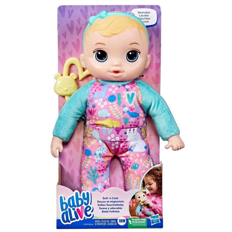 Baby Alive Sweet &#39;N Snugglier Baby Doll - Blonde Hair/Blue Eyes, 3 of 11