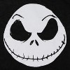Seven Times Six Disney Men's Nightmare Before Christmas T-Shirt Jack Face Mineral Wash Tee Black - 2 of 4