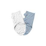 Ely's & Co. Adjustable Swaddle Blanket Infant Baby Wrap 2 Pack